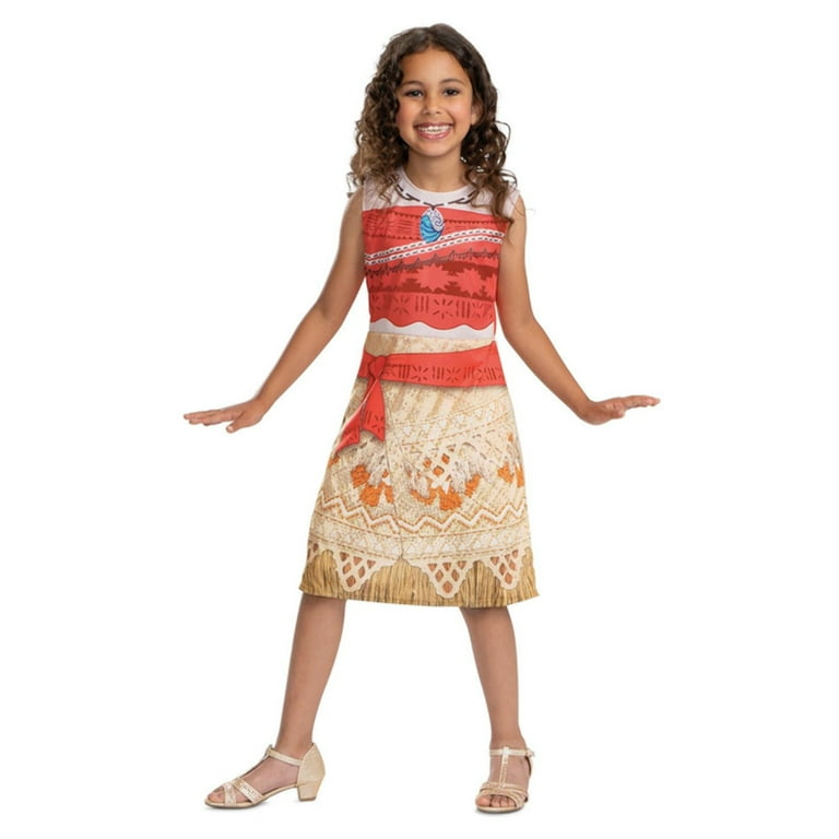 Disney Moana Vaiana Costume Child Dress 