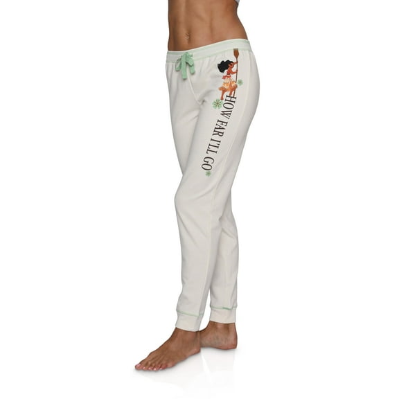 Disney Moana Womens Jogger Lounge Sweat Pants, Moana, Size: M