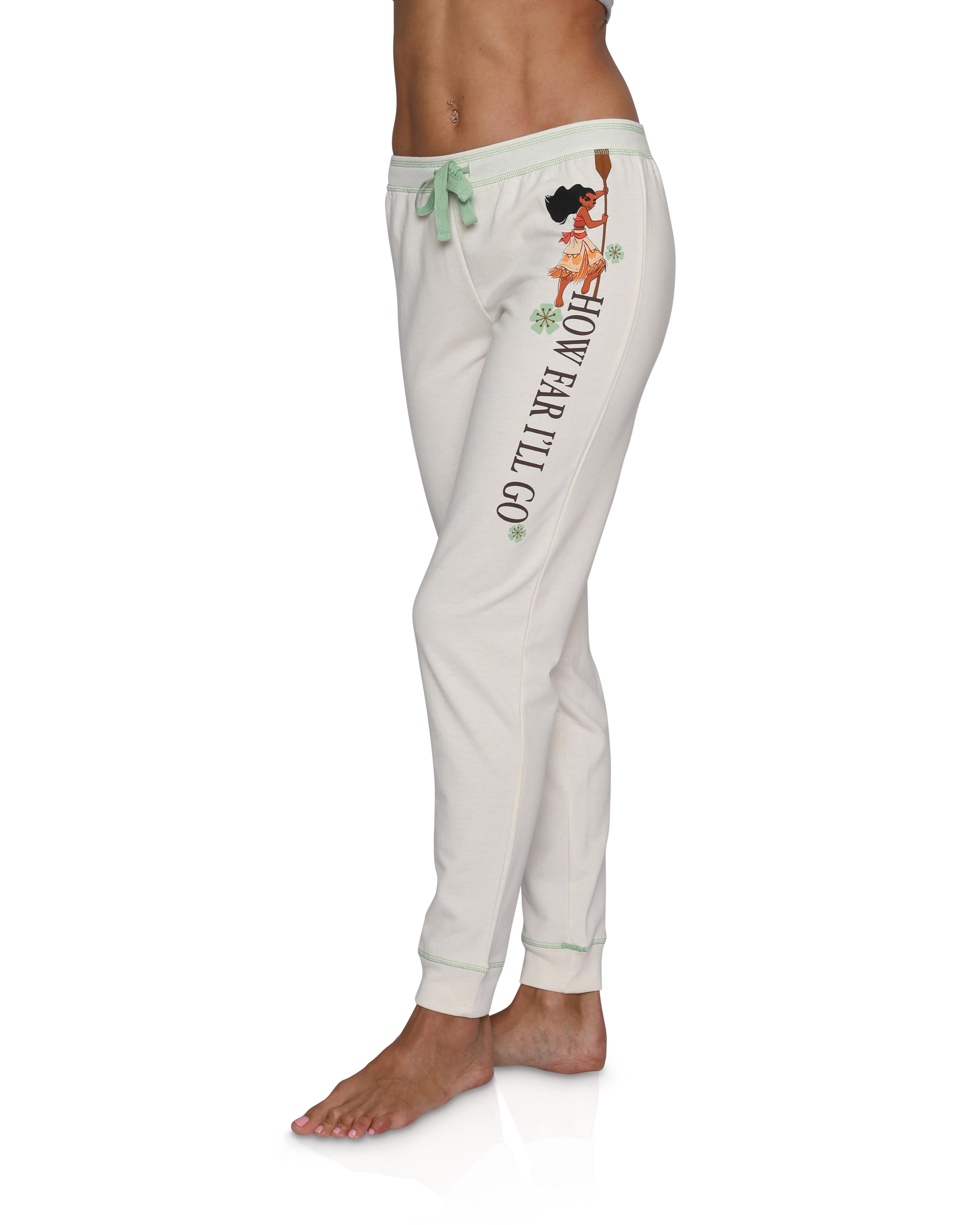Disney Moana Womens Jogger Lounge Sweat Pants Moana Size S