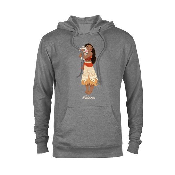 Disney Moana and Pua T-Shirt - Pullover Hoodie for Adults - Customized-Graphite Heather