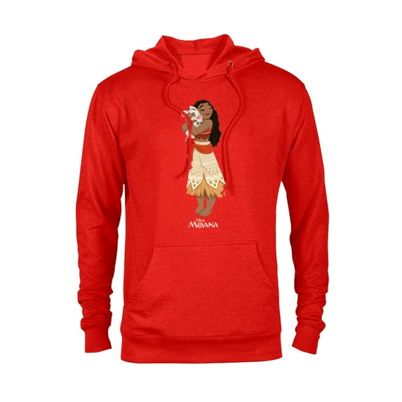 Disney Moana and Pua T-Shirt - Pullover Hoodie for Adults - Customized-Red Heather