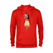 LEISURE TIME PUB Disney Moana and Pua T-Shirt - Pullover Hoodie for Adults - Customized-Red Heather