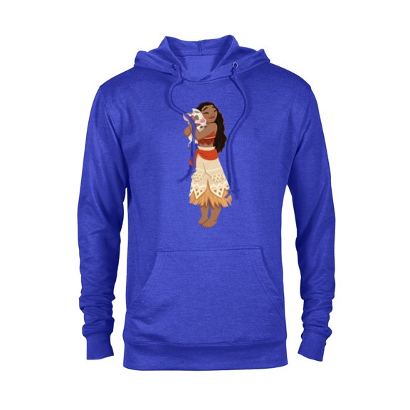 Disney Moana and Pua T-Shirt - Pullover Hoodie for Adults - Customized-Royal Heather