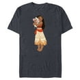 thumbnail image 1 of Disney Moana and Pua T-Shirt- Short Sleeve Blended T-Shirt for Adults - Customized-Navy Heather, 1 of 5