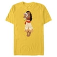 thumbnail image 1 of Disney Moana and Pua T-Shirt- Short Sleeve Blended T-Shirt for Adults - Customized-Yellow, 1 of 5