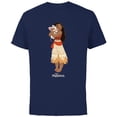 thumbnail image 1 of Disney Moana and Pua T-Shirt - Short Sleeve Cotton T-Shirt for Adults - Customized-Navy, 1 of 5