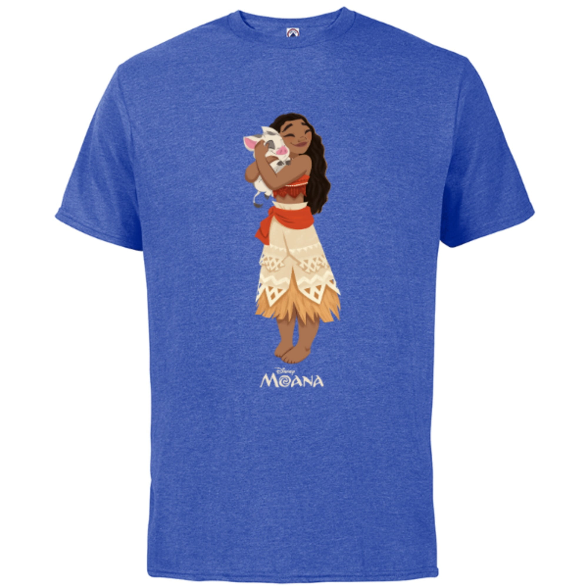 Disney Moana and Pua T-Shirt - Short Sleeve Cotton T-Shirt for Adults ...