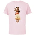 thumbnail image 1 of Disney Moana and Pua T-Shirt - Short Sleeve Cotton T-Shirt for Adults - Customized-Soft Pink, 1 of 5