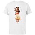 thumbnail image 1 of Disney Moana and Pua T-Shirt - Short Sleeve Cotton T-Shirt for Adults - Customized-White, 1 of 5