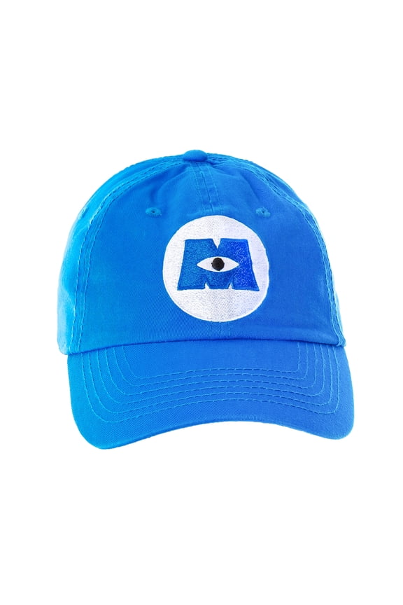 Disney Monsters Inc. Embroidered Logo Hat Adjustable Strap Baseball Cap