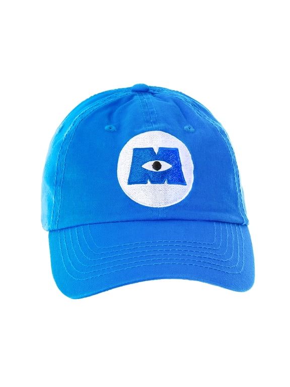 Disney Monsters Inc. Embroidered Logo Hat Adjustable Strap Baseball Cap