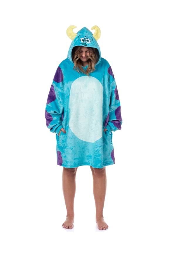 Disney Monsters Inc I Am Sulley Adult Wearable Blanket Hoodie Oversized OSFM