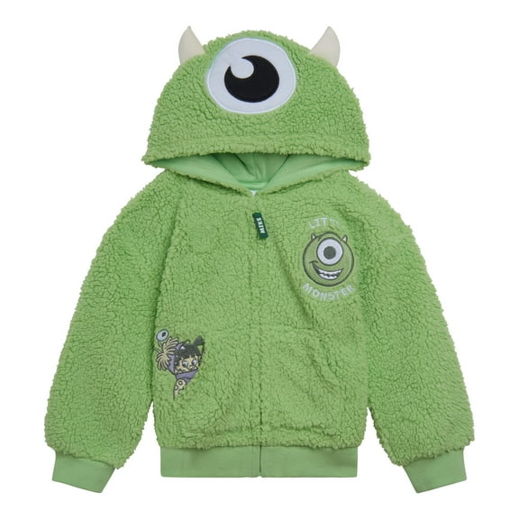 Disney Monsters Inc. Mike Boo Cozy Sherpa Cosplay Hoodie Infant to Little Kid