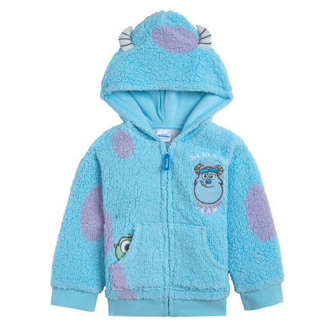 Disney Monsters Inc. Mike Sully Cozy Sherpa Cosplay Hoodie Infant to