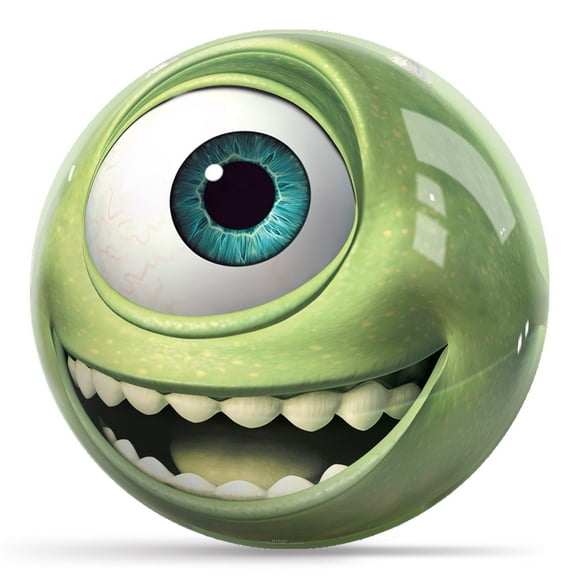 Disney Monsters Inc Mike Wazowski Undrilled Bowling Ball 8lb