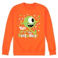 thumbnail image 1 of Disney Monsters Inc - Mike Yay It's My Birthday - Men's Crew Neck Fleece Pullover, 1 of 6