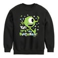 thumbnail image 1 of Disney Monsters Inc - Mike Yay It's My Birthday - Toddler & Youth Crewneck Fleece Sweatshirt, 1 of 5
