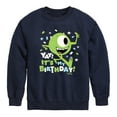 thumbnail image 1 of Disney Monsters Inc - Mike Yay It's My Birthday - Toddler & Youth Crewneck Fleece Sweatshirt, 1 of 5
