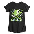 thumbnail image 1 of Disney Monsters Inc - Mike Yay It's My Birthday - Toddler & Youth Girls Short Sleeve Graphic T-Shirt, 1 of 5