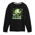 thumbnail image 1 of Disney Monsters Inc - Mike Yay It's My Birthday - Toddler & Youth Long Sleeve Graphic T-Shirt, 1 of 5