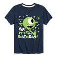 thumbnail image 1 of Disney Monsters Inc - Mike Yay It's My Birthday - Toddler & Youth Short Sleeve Graphic T-Shirt, 1 of 5