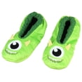 thumbnail image 1 of Disney Monsters Inc Slippers Mike Wazowski Character Slipper Socks with No-Slip Sole For Women Men, 1 of 4