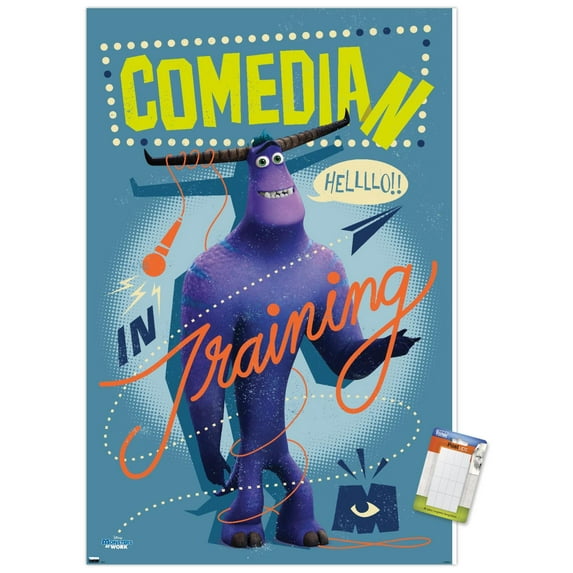 Disney Monsters at Work - Comedian Wall Poster, 22.375" x 34"