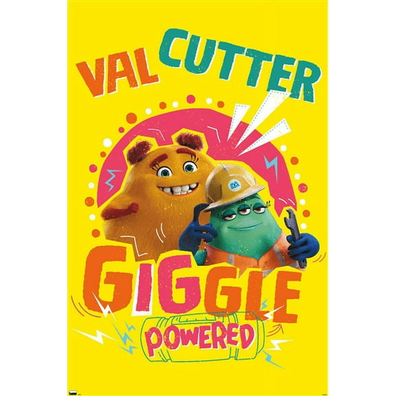 Disney Monsters at Work - Giggle Wall Poster, 22.375" x 34"