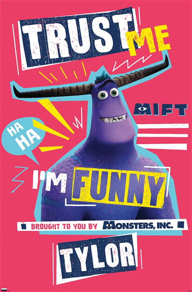 Disney Monsters at Work - Trust Me Wall Poster, 14.725" x 22.375"