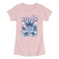 thumbnail image 1 of Disney - Moods Of Stitch - Youth Girls Short Sleeve T-Shirt, 1 of 4
