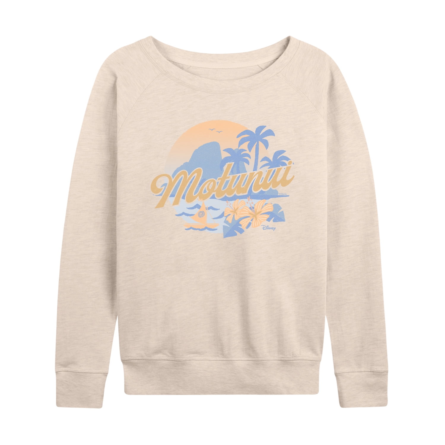 Disney - Motunui Tee - Women's French Terry Long Sleeve Pullover ...