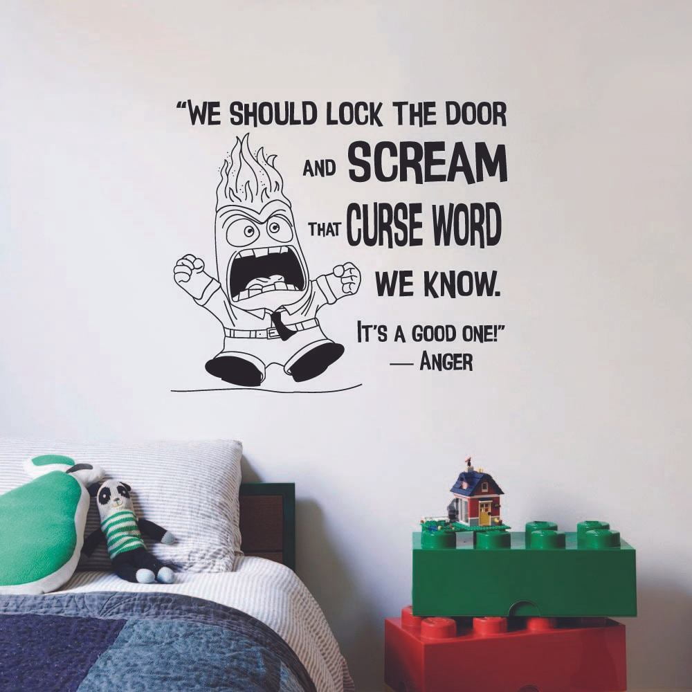 Disney Movie Inside Out Anger's Quote We Should Lock The Door And ...