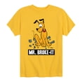 thumbnail image 1 of Disney - Mr Broke It Pluto - Youth Boys Short Sleeve Graphic T-Shirt, 1 of 4