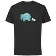 thumbnail image 1 of Disney Mrs. Jumbo and Dumbo Mother's Day - Short Sleeve Cotton T-Shirt for Adults - Customized-Black, 1 of 5