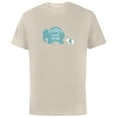 thumbnail image 1 of Disney Mrs. Jumbo and Dumbo Mother's Day - Short Sleeve Cotton T-Shirt for Adults - Customized-Natural, 1 of 5