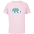 thumbnail image 1 of Disney Mrs. Jumbo and Dumbo Mother's Day - Short Sleeve Cotton T-Shirt for Adults - Customized-Soft Pink, 1 of 5