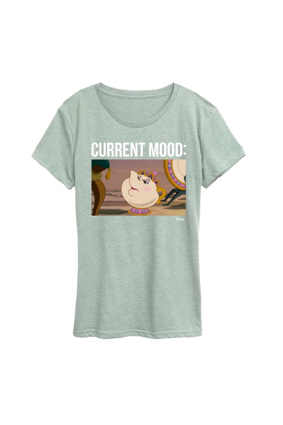 - Mrs Potts Current Mood - Women's Short Sleeve Graphic T-Shirt