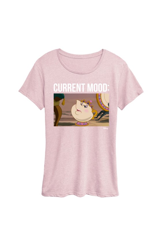- Mrs Potts Current Mood - Women's Short Sleeve Graphic T-Shirt