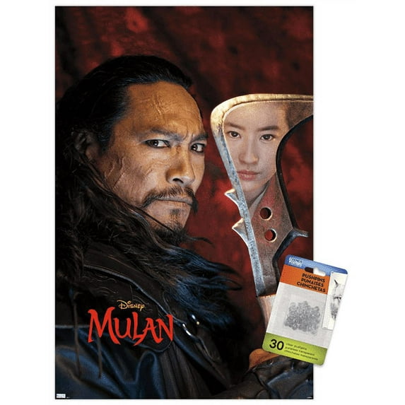 Disney Mulan - Bori Khan Wall Poster with Push Pins, 14.725" x 22.375"