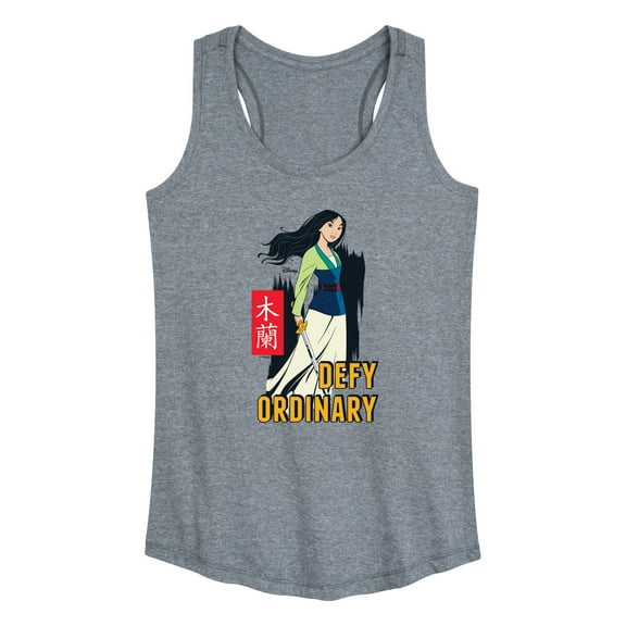 Disney Mulan - Defy Ordinary - Women's Racerback Tank Top