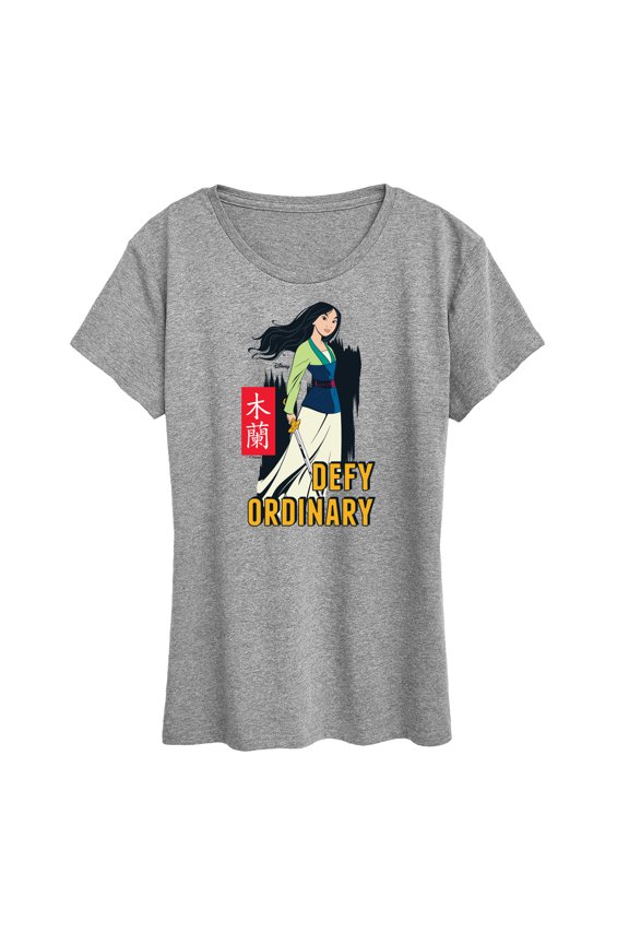 Mulan - Defy Ordinary - Women's Short Sleeve Graphic T-Shirt