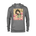 thumbnail image 1 of Disney Mulan Floral T-Shirt - Pullover Hoodie for Adults - Customized-Graphite Heather, 1 of 5