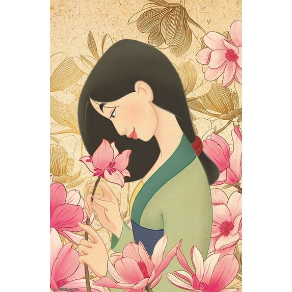 Disney Mulan - Flower Wall Poster, 22.375" x 34"