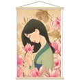 thumbnail image 1 of Disney Mulan - Flower Wall Poster with Wooden Magnetic Frame, 22.375" x 34", 1 of 3