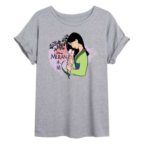 Disney Mulan - Flowers in Bloom - Women's Oversized T-Shirt