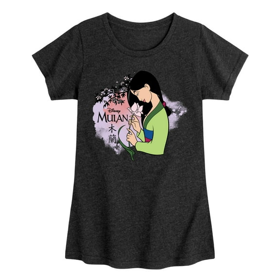 Disney Mulan - Flowers in Bloom - Toddler & Youth Girls Short Sleeve Graphic T-Shirt