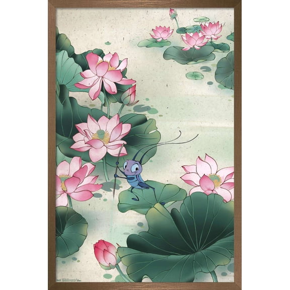 Disney Mulan - Lily Wall Poster, 22.375" x 34", Framed
