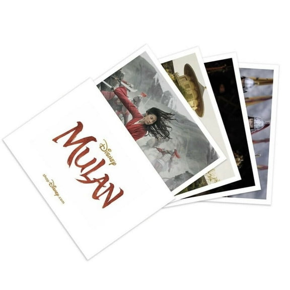 Disney Mulan Live Action Film Lithograph Set New