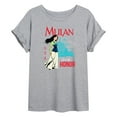 thumbnail image 1 of Disney Mulan - Live By Honor - Juniors Ideal Flowy Muscle T-Shirt, 1 of 5
