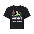 thumbnail image 1 of Disney Mulan - Nothing Is Impossible With A True Heart - Juniors Cropped Cotton Blend T-Shirt, 1 of 5